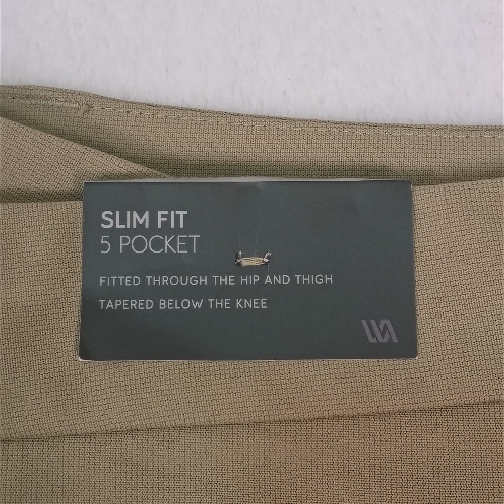 VRST Limitless 5 Pocket Slim Fit Pants Mens 34x32 Earl Grey Stretch Wicking NEW - Picture 8 of 16